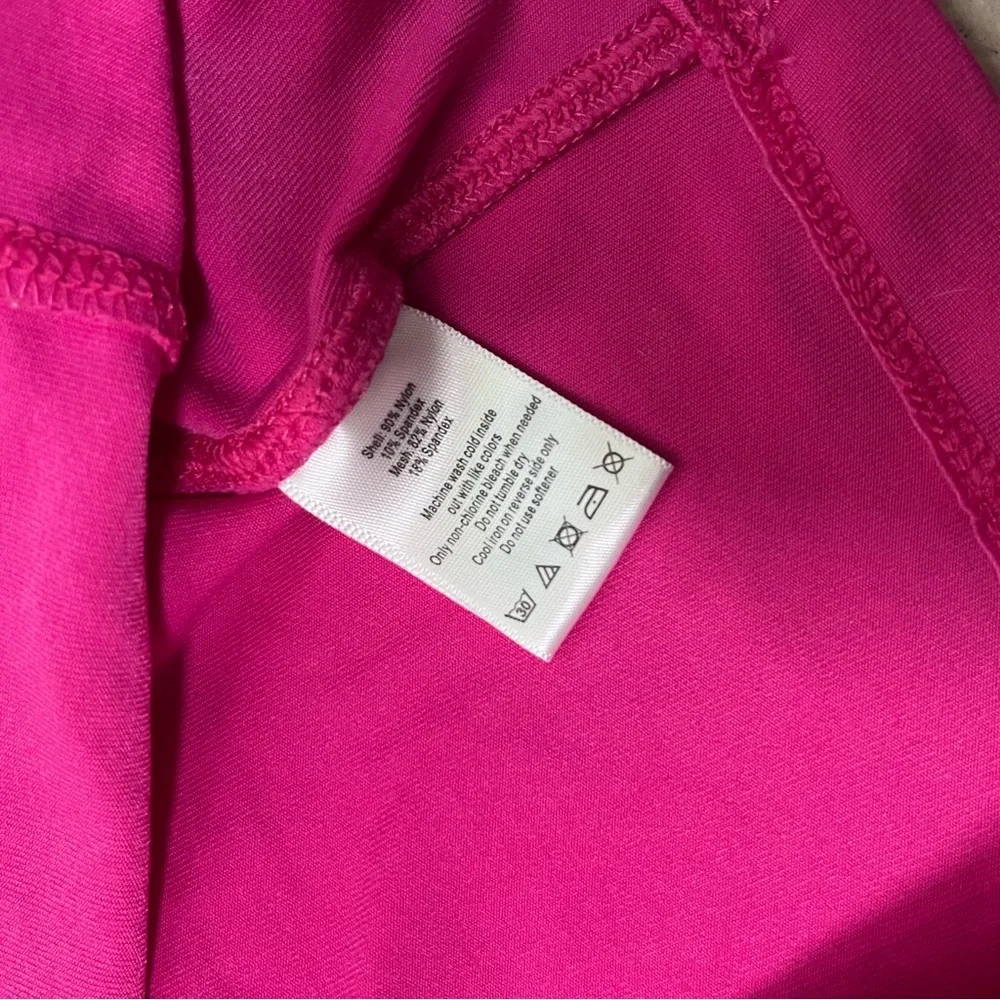 Alo yoga Women’s Workout Mesh Top Size‎ S Pink Slim Fit